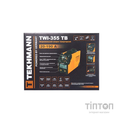 Зварювальний апарат Tekhmann TWI-355 TB (847861)