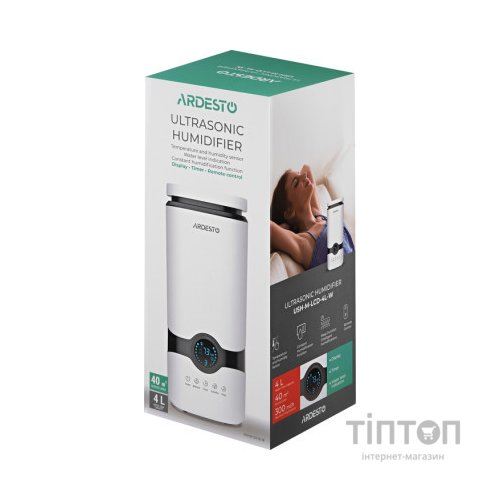 Зволожувач повітря Ardesto USH-M-LCD-4L-W