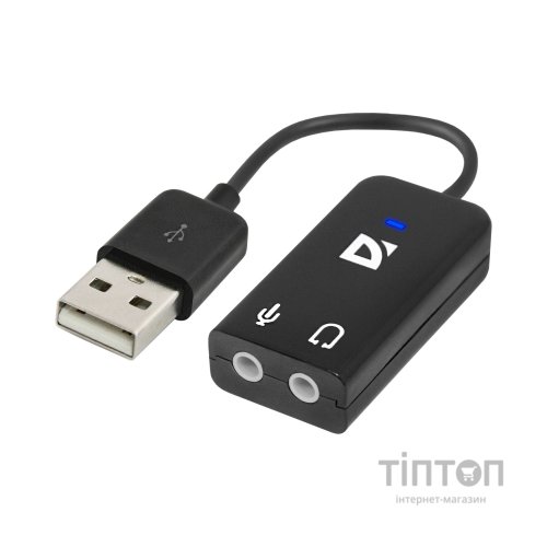 Звукова плата Defender Audio USB 2х3,5mm jack (63002)