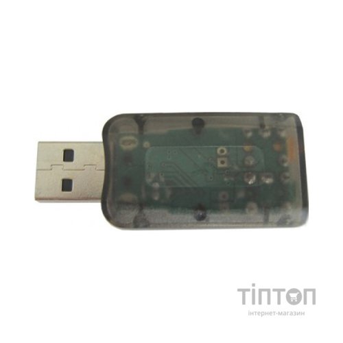 Звукова плата Dynamode USB 6(5.1) 3D RTL dark gray (USB-SOUNDCARD2.0 black)