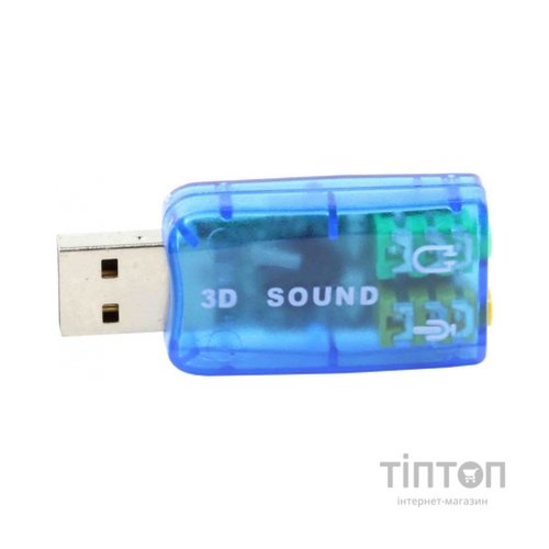 Звукова плата Dynamode USB 6(5.1) blue (USB-SOUNDCARD2.0 blue)