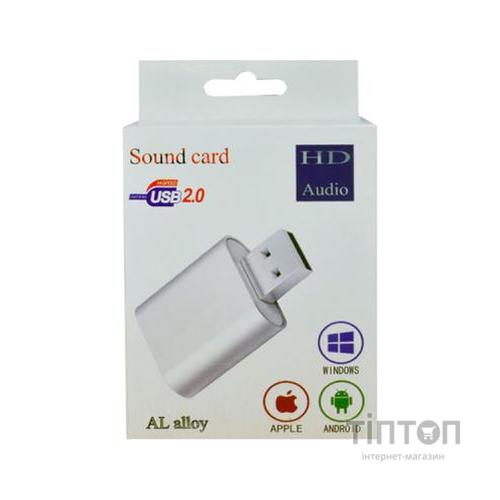 Звукова плата Dynamode USB-SOUND7-ALU silver