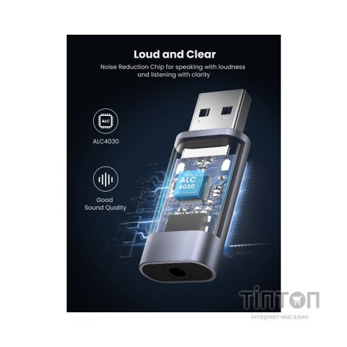 Звукова плата Ugreen CM383 gray (80864)