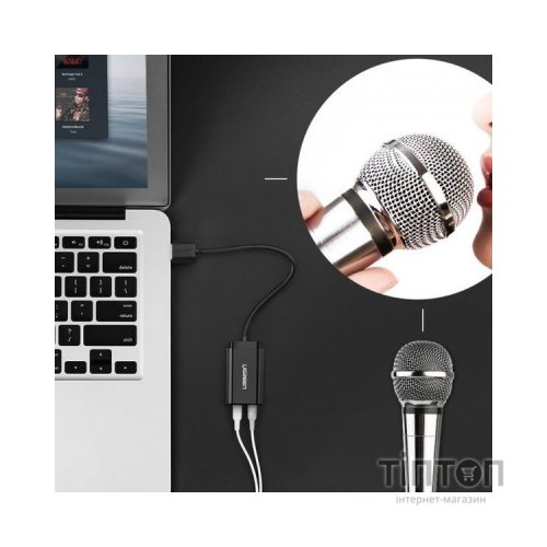 Звукова плата Ugreen US205 black (30724)