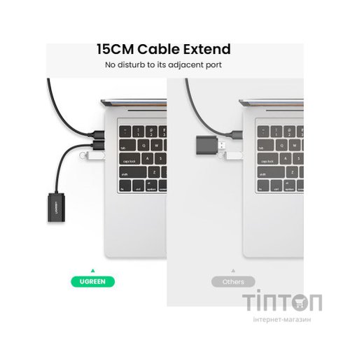 Звукова плата Ugreen US205 black (30724)