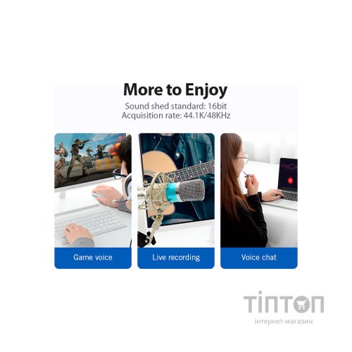 Звукова плата Vention Audio USB 1х3,5mm jack 4pin Metal (OMTP-CTIA) (CDLH0)