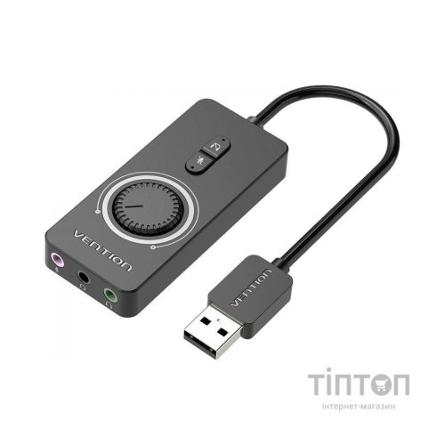Звукова плата Vention Audio USB 3х3,5mm jack 0.15m Volume Control (CDRBB)